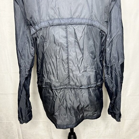 Victoria's Secret Sport Zip Up Navy Long-Sleeve Hooded Lightweight Jacket Sz XS - Picture 9 of 9